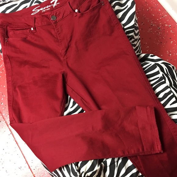 red seven jeans